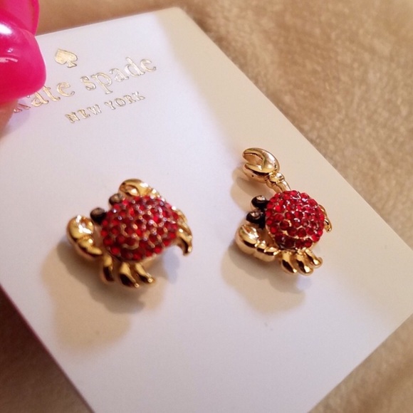 KATE SPADE • Shore Thing Crab Earrings 🔍 Crab - Picture 5 of 11